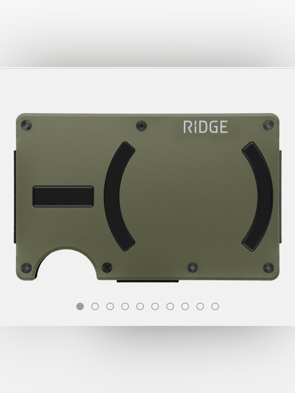 RIDGE MagSafe Wallet - Matte Olive